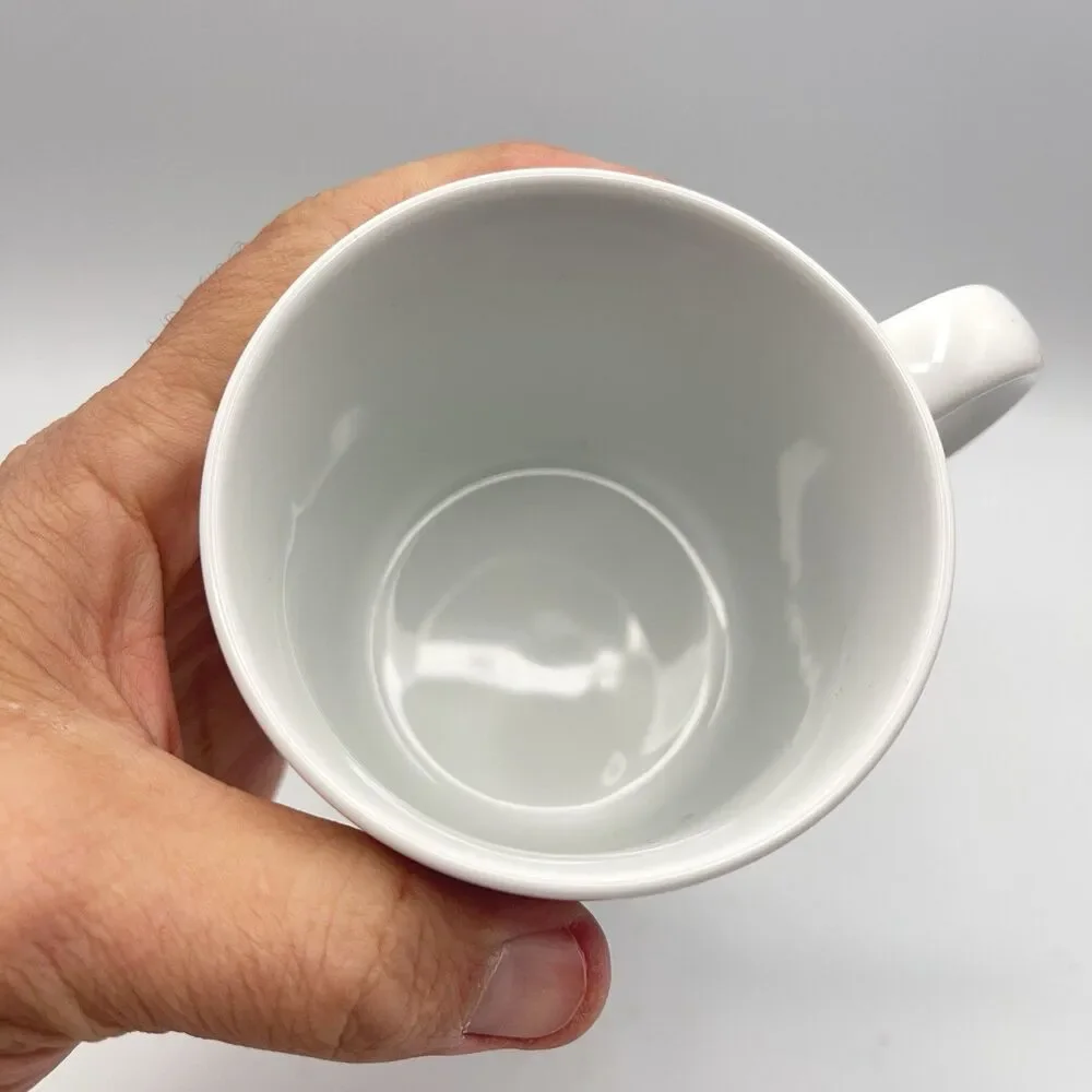 West Elm Rachel Kozlowski White Ceramic Dapper Owl Bow Tie Coffee Tea Mug Cup